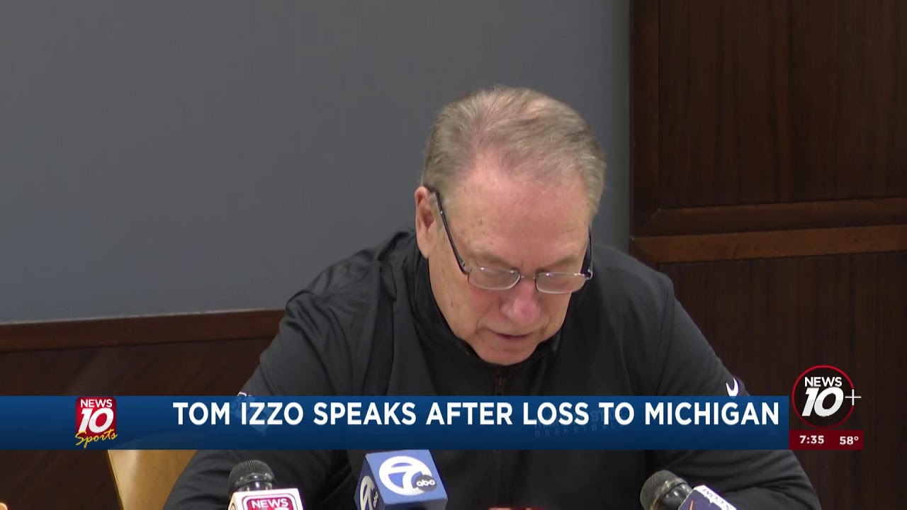 WATCH LIVE: Tom Izzo speaks to media after loss at Michigan