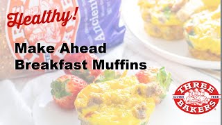 Healthy Make Ahead Breakfast Muffins by Amanda Kanashiro