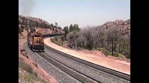 Santa Fe 4038E Woodford, Tehachapi, May 31, 1992