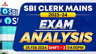 SBI Clerk Mains Analysis 2024 | SBI Clerk Mains Asked Questions & Expected Cut Off | Shift 2
