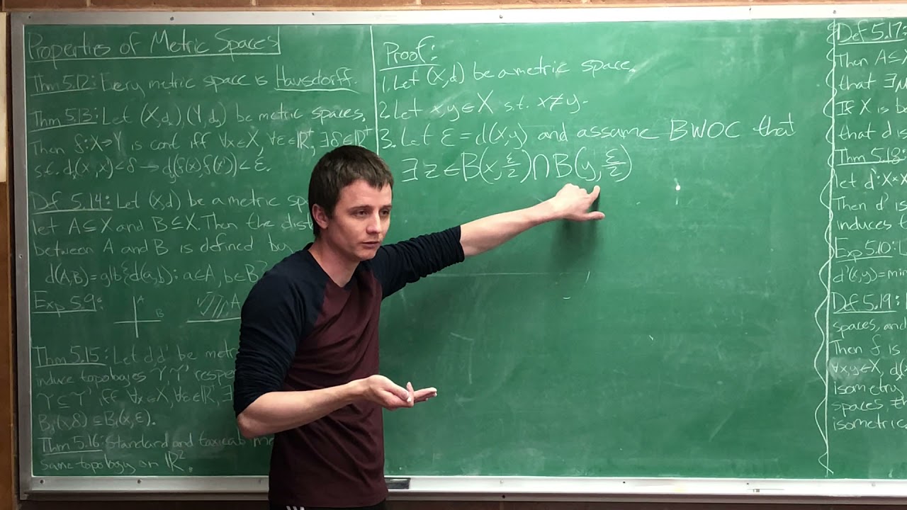 Lecture 20 (Topology)