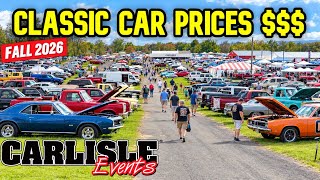 Automotive Swap Meet Walk-Through Fall Carlisle 2026. Car corral, original signs, rare parts.