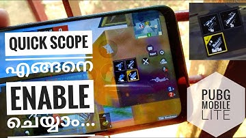 #unboxingjoe  #quickscop how to enable quick scope in pubg mobile lite എങ്ങനെ നമുക്ക് quick scope