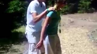 Tough Teen Girl Gives Piggyback Ride To 175 Lb Guy