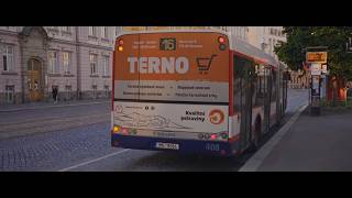 Czech Republic, Pardubice, Bus 16 Ride From Smetanovy Sady To Náměstí Hrdinů