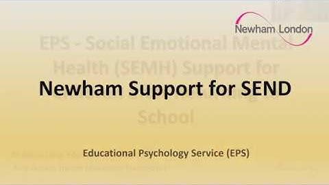 EPS SEMH support video clip