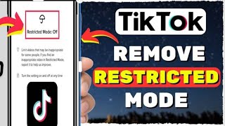 tiktok restricted mode off setting|How to off tiktok restricted mode