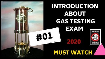 #INTRODUCTION OF GAS TESTING EXAM (GT)  || IN HINDI || 2020 ¦¦ Mining ⚒