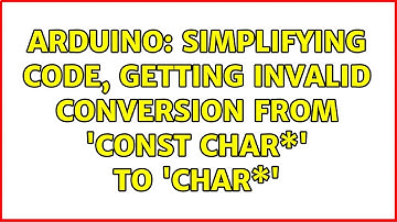 Arduino: Simplifying code, getting invalid conversion from 