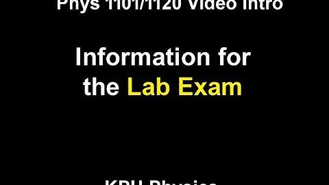 00 Lab Exam - Surrey - The Simple Pendulum