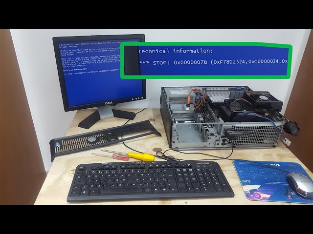 Dell Optiplex 760 Erro no Boot Tela Azul STOP 0x0000007B