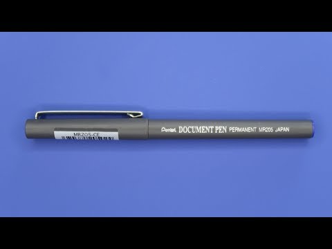 Ручка школьника которой пишет президент Путин. Pentel Document Pen 0,5 мм  | ProPencils
