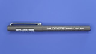 Ручка школьника которой пишет президент Путин. Pentel Document Pen 0,5 мм  | ProPencils