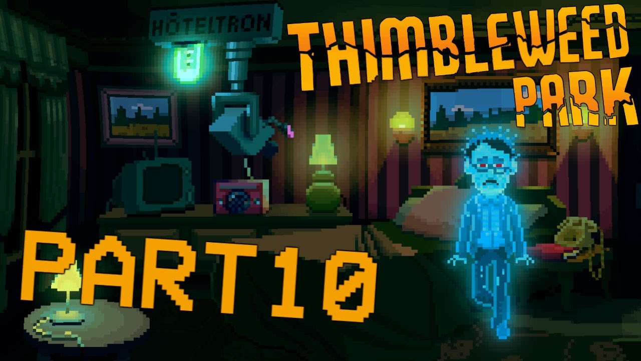 Thimbleweed Park Walkthrough PART 10 FRANKLIN'S HAVING A BAD DAY