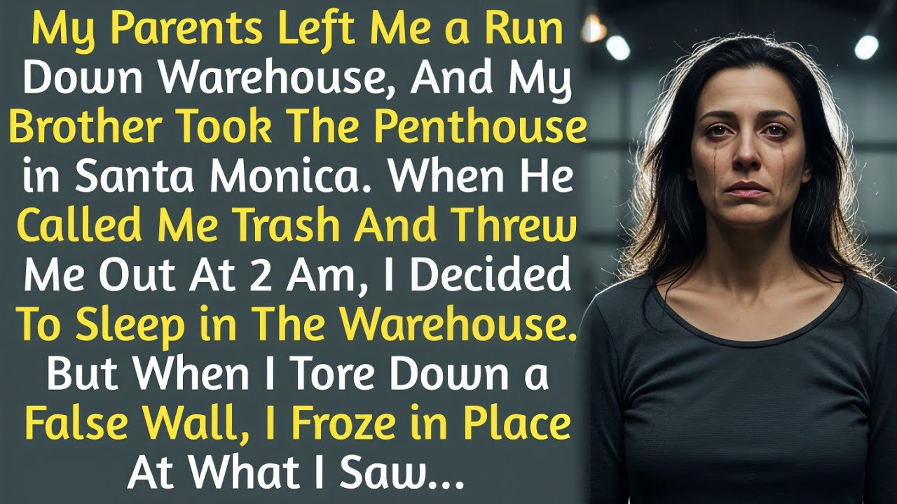 My Parents Left Me A Run-Down Warehouse, But When I Walked Inside...