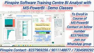 Pinspire BI Analyst(MS-PowerBI) Course Demo2 #powerbi #mspowerbi #dax #ssrs #visualization #training