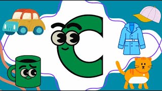 Words That Start With Cc | Letter “c” | Phonics Vocabulary Kids | Learn Letter C Words