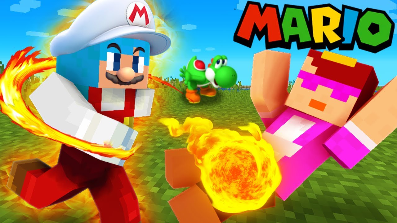 マリオのチートアイテム使ってイタズラ！【まいくら / マインクラフト