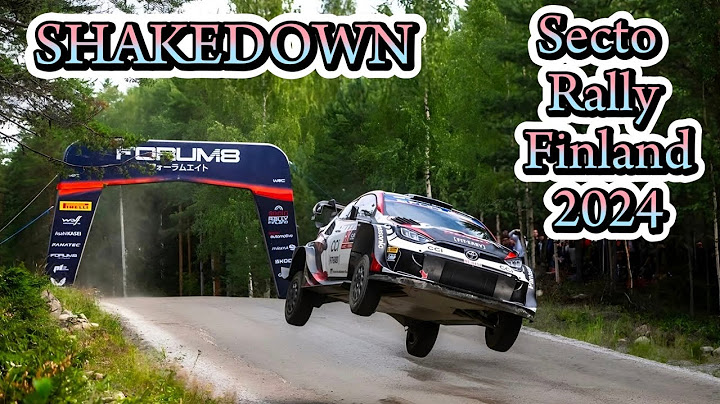 SHAKEDOWN  | WRC Secto Rally Finland 2024