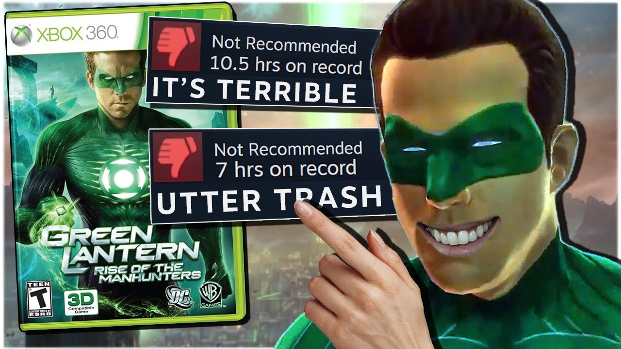 I Forced myself to play the GREEN LANTERN movie game