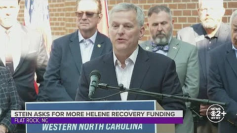 Gov. Stein urges Congress for more Helene recovery funding | FULL PRESSER