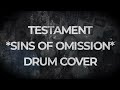 TESTAMENT *SINS OF OMISSION* DRUM COVERS *MYWAY* MILLENIUM MPS-850 E-DRUM SET