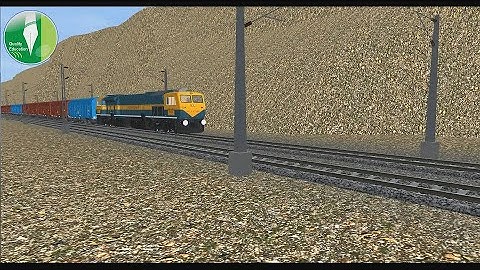 A Goods Train in Hills - Indian Train Models Addons for Auran Trainz Simulator
