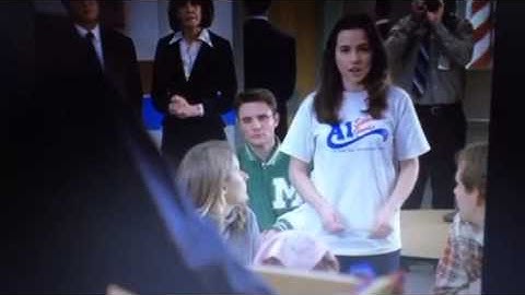 freaks and geeks scene where Lindsay asks Vice President a question