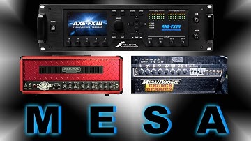 Axe-Fx Tutorial - Dialing in Mesa Amps on the Axe Fx III