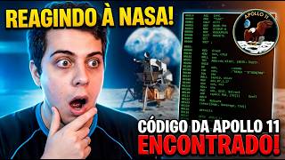 Reagindo ao código fonte da MISSÃO APOLLO 11, GitHub da NASA e seus projetos OPEN SOURCE