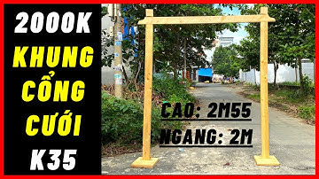 Mẫu Khung cổng đám cưới đẹp k35 giá 2000k | Abshop.com.vn