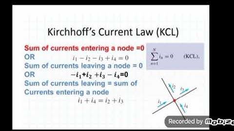 Network theory(KCL & KVL laws)