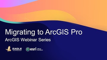 Migrating to ArcGIS Pro