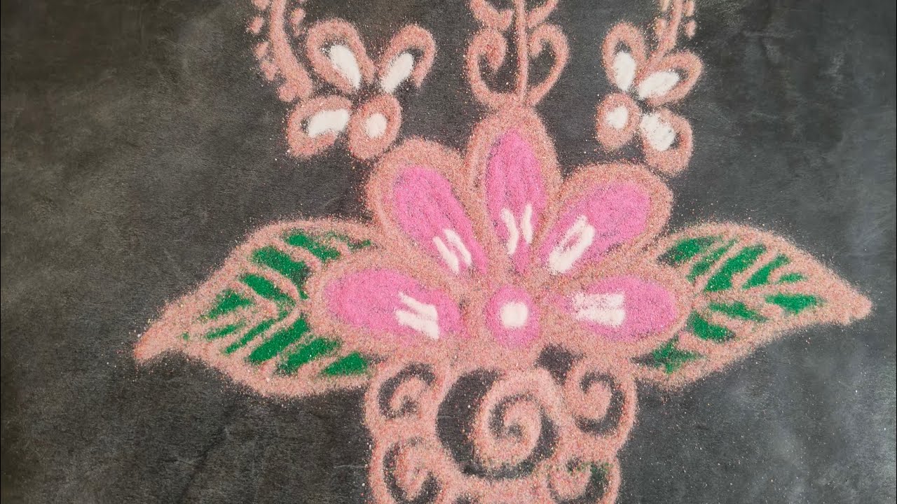 #rangoli #easy simple daily rangoli ♥️ design ✨🙏