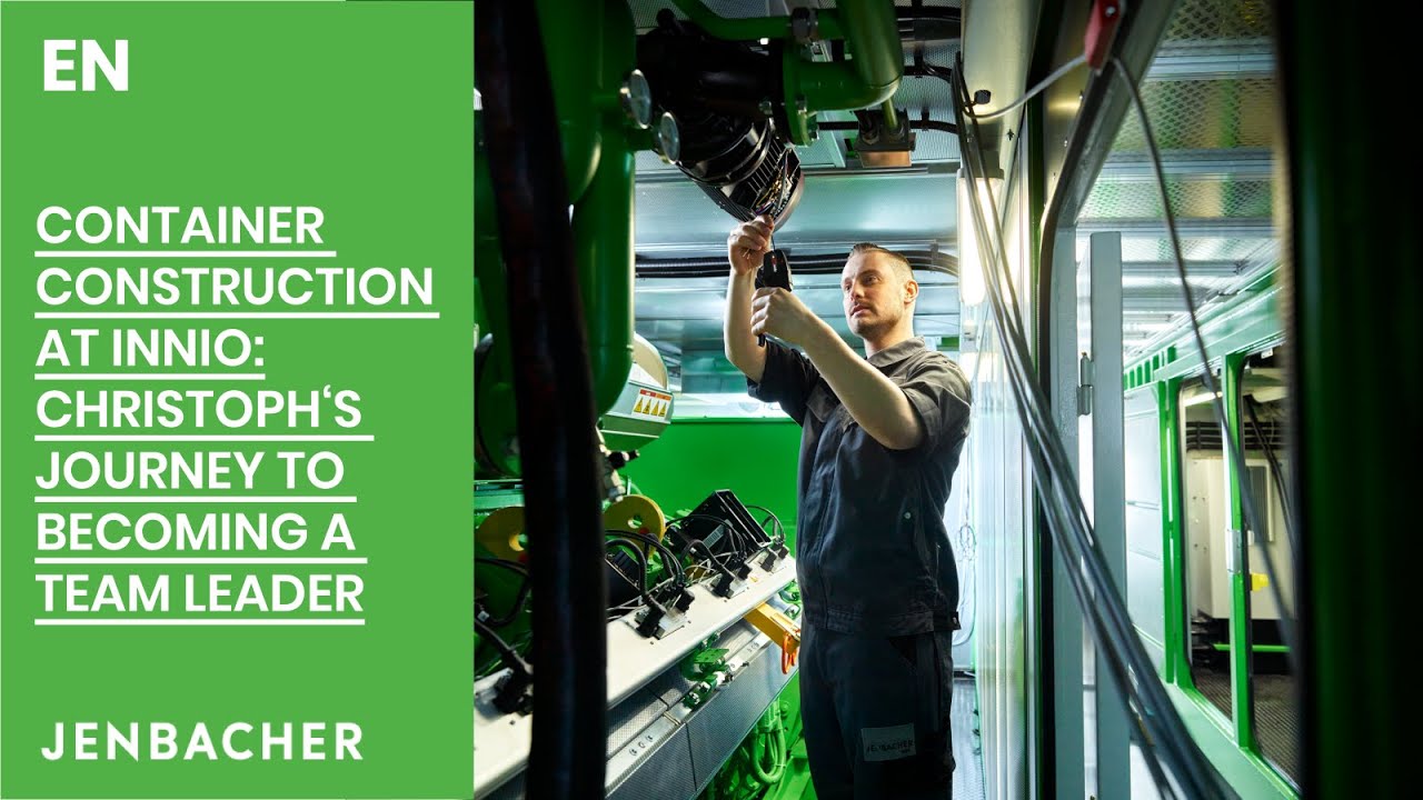 Container Construction at INNIO: Christoph’s Journey from Mechatronics Technician to Team Leader