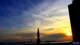 Chicago Sunset on January 19, 2018