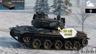 The best tank AMX-30B2? | War Thunder Mobile