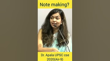 Note making ।।#apalamishra #upsccseprelims2023