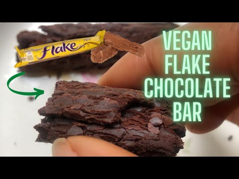 Vegan Flake Chocolate Bar   How to Make Flake / Twirl Chocolate   Attempt #1