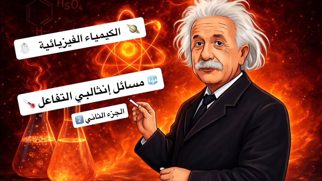 الكيمياء الفيزيائية | محاضرة 1 ( الجزء 2 ) | مسائل إنثالبي التفاعل و التكوين