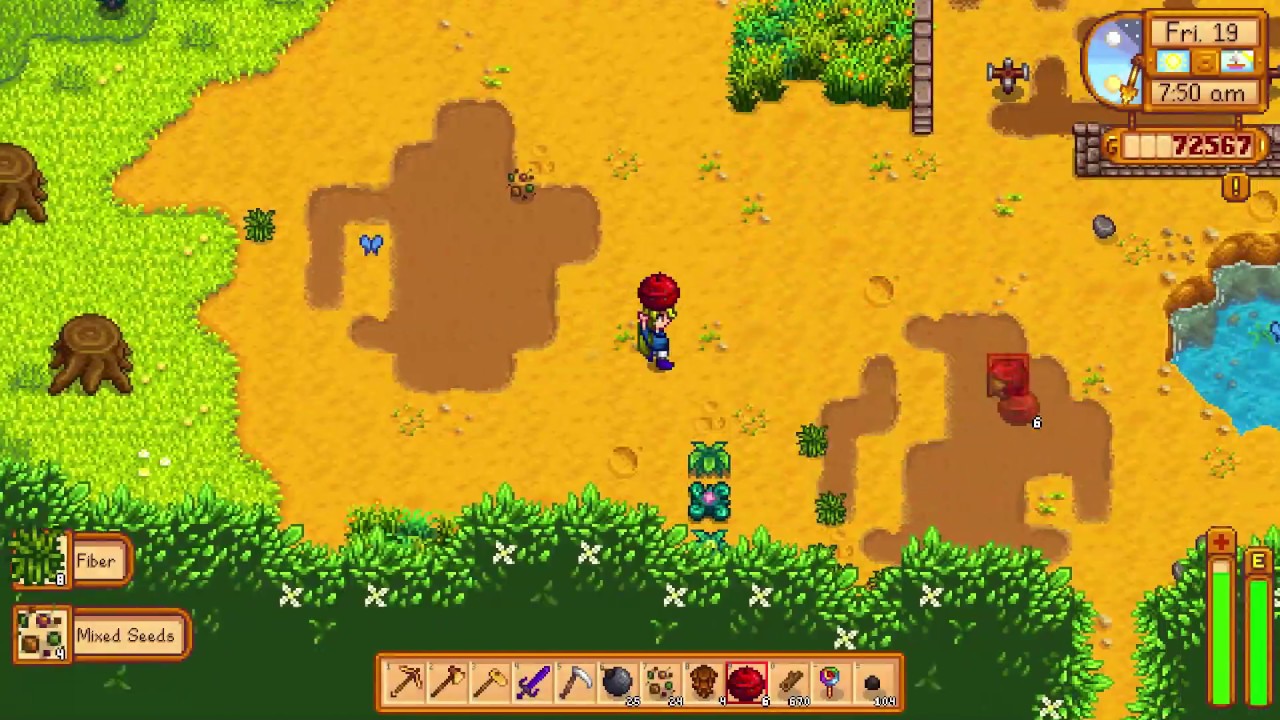 How to Clean your farm in STYLE Stardew Valley YouTube