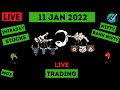 Live Intraday Trading on 11 Jan 2022 | Nifty Trend Today | Banknifty Live Intraday Strategy Today