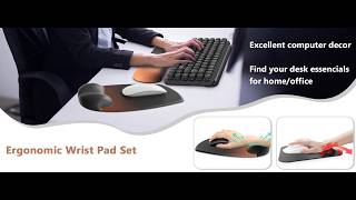 AKIT VALLEY Mouse Pad with Keyboard Wrist Rest
