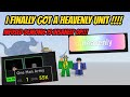 I finally Got A Heavenly Unit !!!! The New Heavenly Unit is Insane? + Crafting an Infused Demonic