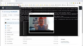 FaceMask DL Model Demonstration screenshot 3