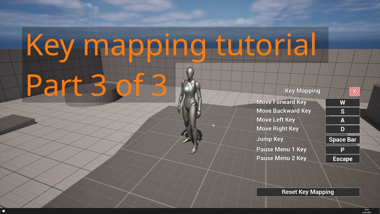 Unreal engine 5.3 Enhanced key mapping tutorial part 3 of 3 - YouTube
