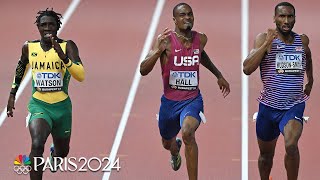 Another final, another upset: first time Worlds finalist wins thrilling mens 400m | NBC Sports