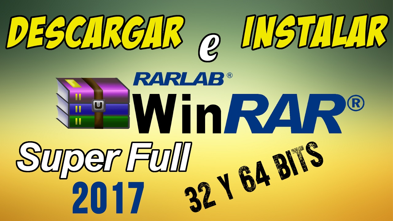 Como Descargar e Instalar WinRAR 2017  FULL  Ultima 