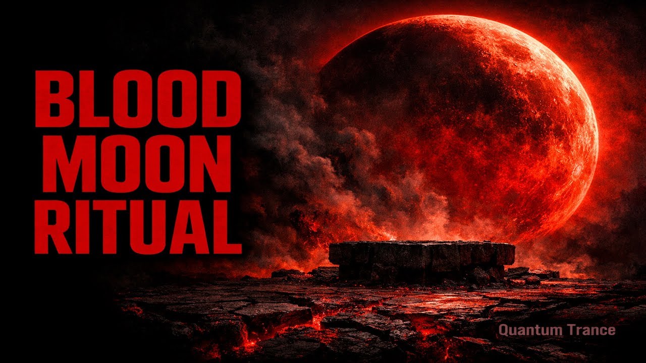BLOOD MOON RITUAL 🌑 Dark Ritual Trance | Quantum Trance |