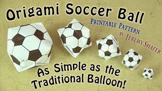Origami Soccer Ball